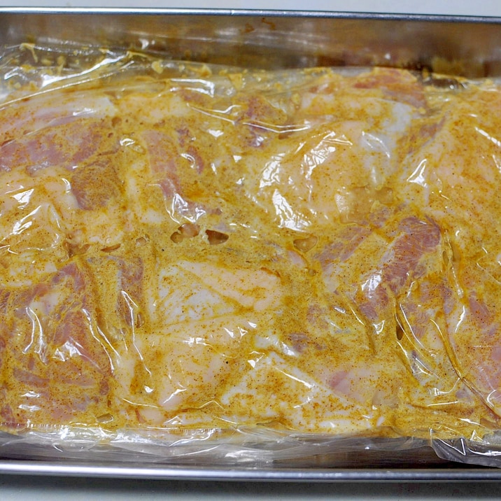 下味冷凍 鶏もも肉のタンドリー風 レシピ 作り方 By ねこすけ 楽天レシピ 下味冷凍 鶏もも肉のタンドリー風 レシピ 作り方 By ねこすけ 楽天レシピ
